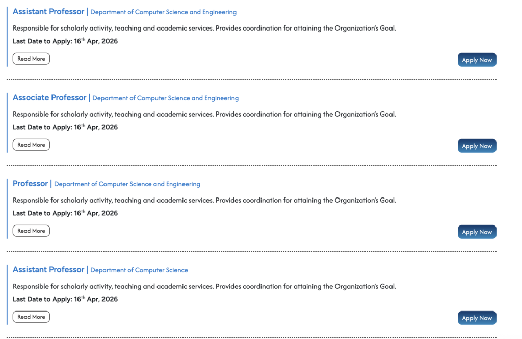 Associate Professor and Professor Jobs at Periyar Maniammai Institute of Science and Technology