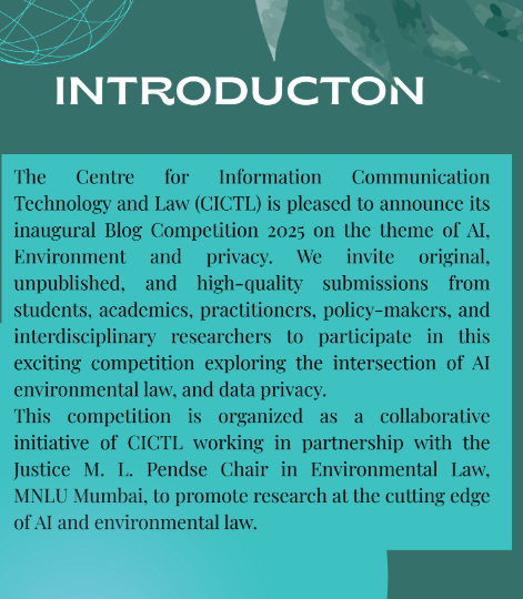 Blog writing competition